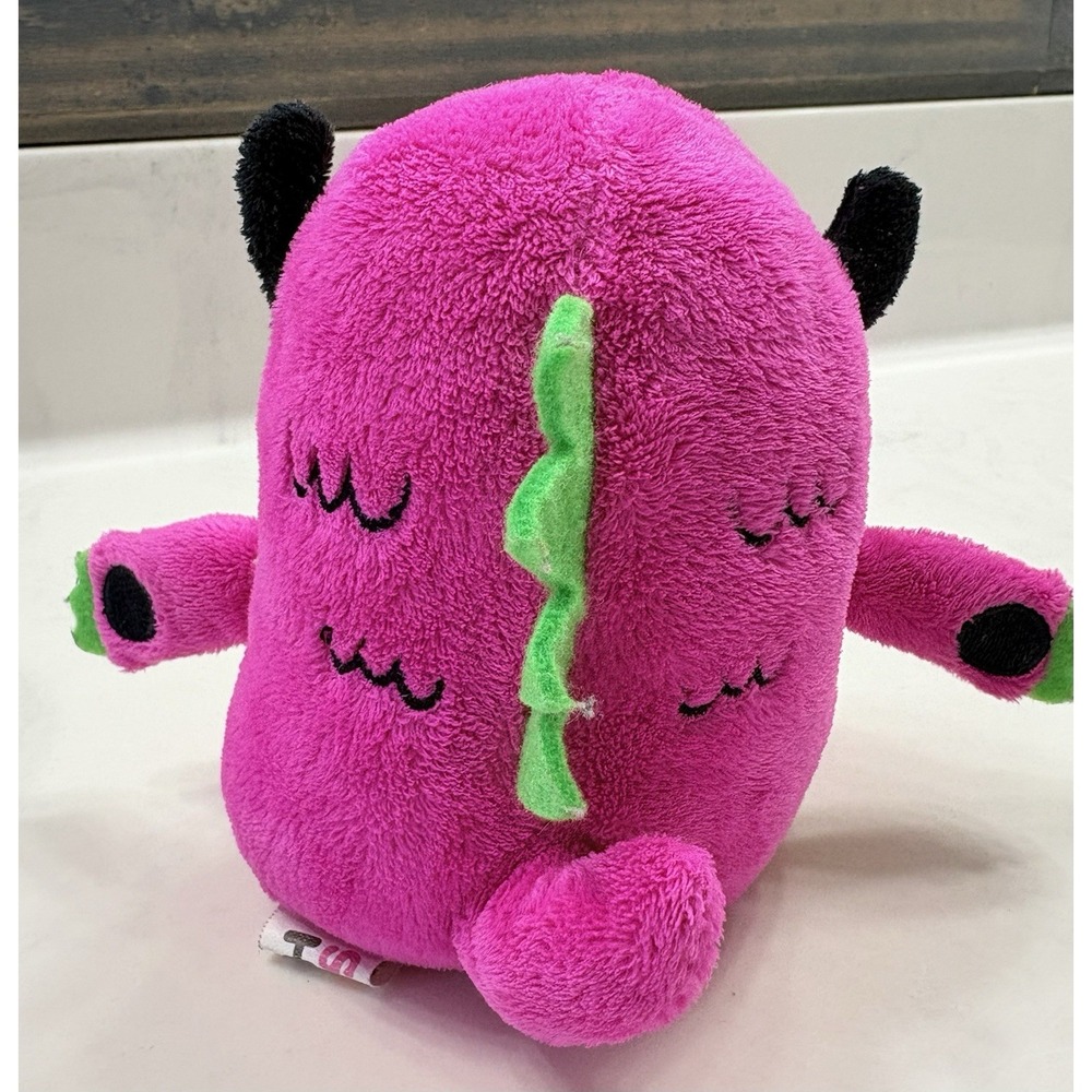 Toynami So So Happy Taco Deluxe Plush Pink 5" Small Beanie Stuffed‎ Animal Mini - Picture 3 of 7